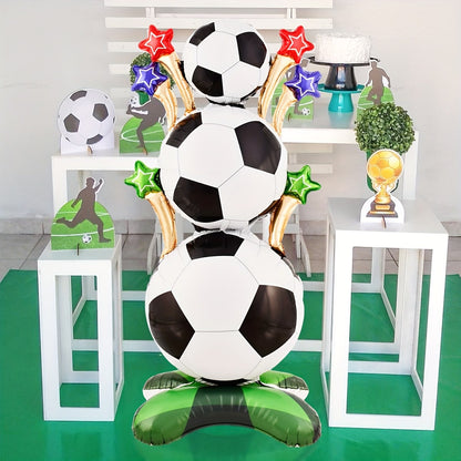 Large Standing Football Foil Balloon