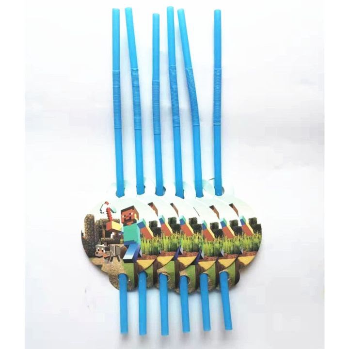Minecraft Straws (10pcs)