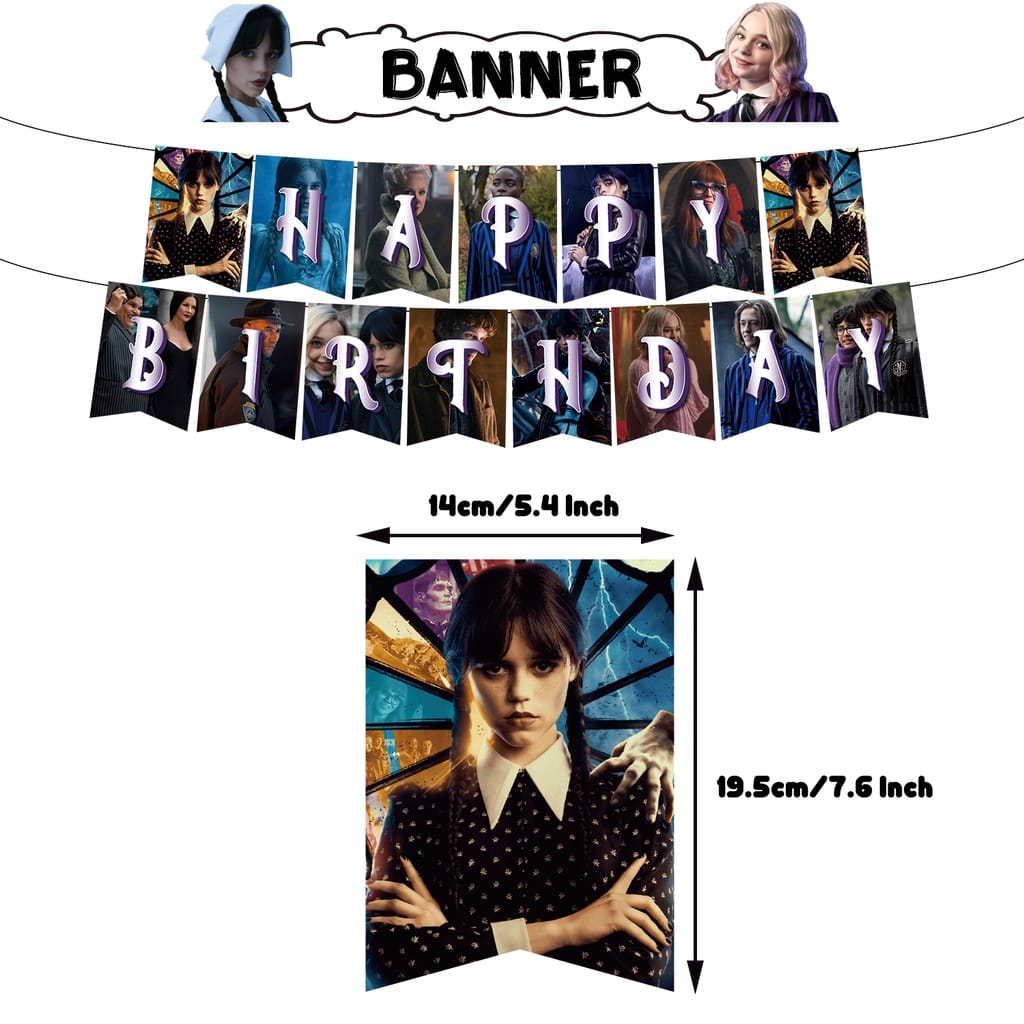 Wednesday Happy Birthday Banner