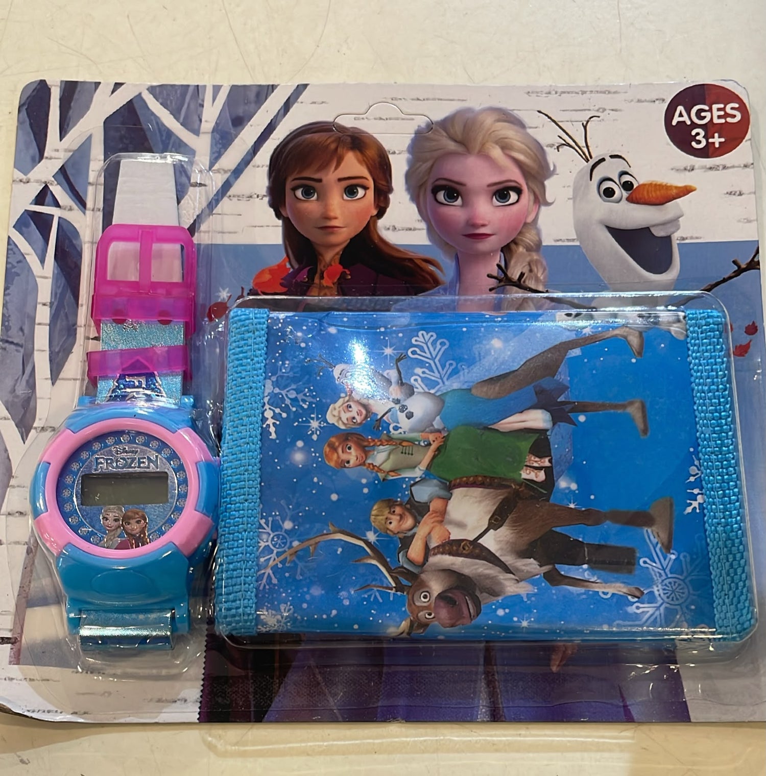 Elsa and Crew Watch and Wallet Set