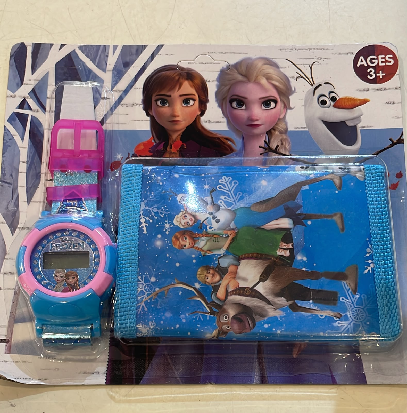 Elsa and Crew Watch and Wallet Set
