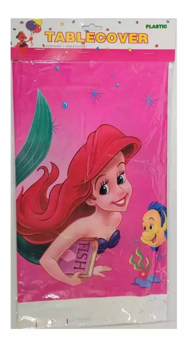 Ariel mermaid tablecloth 