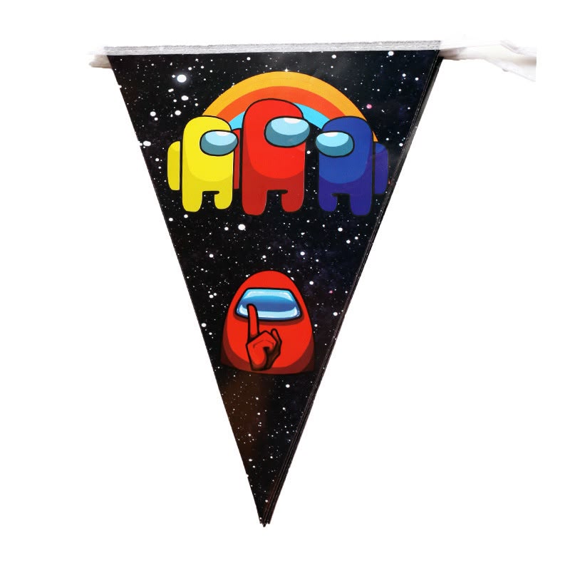 Among Us Flag Banner