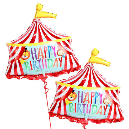 Circus Happy Birthday Foil Balloon