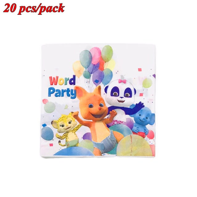 World Party Napkins (20pcs)