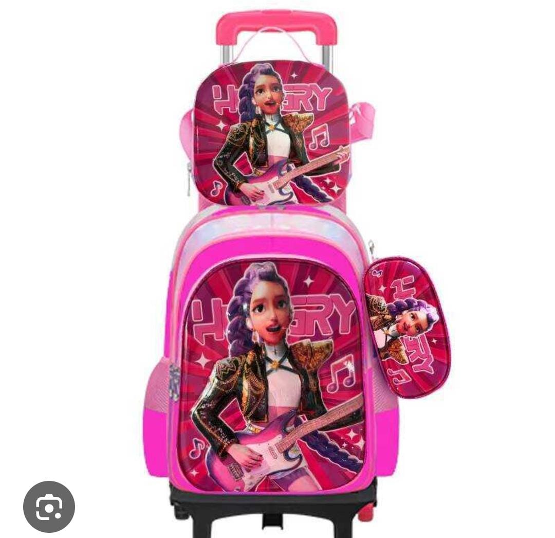 Kpop Demon Hunters Rumi Golden 3pc Trolley bag