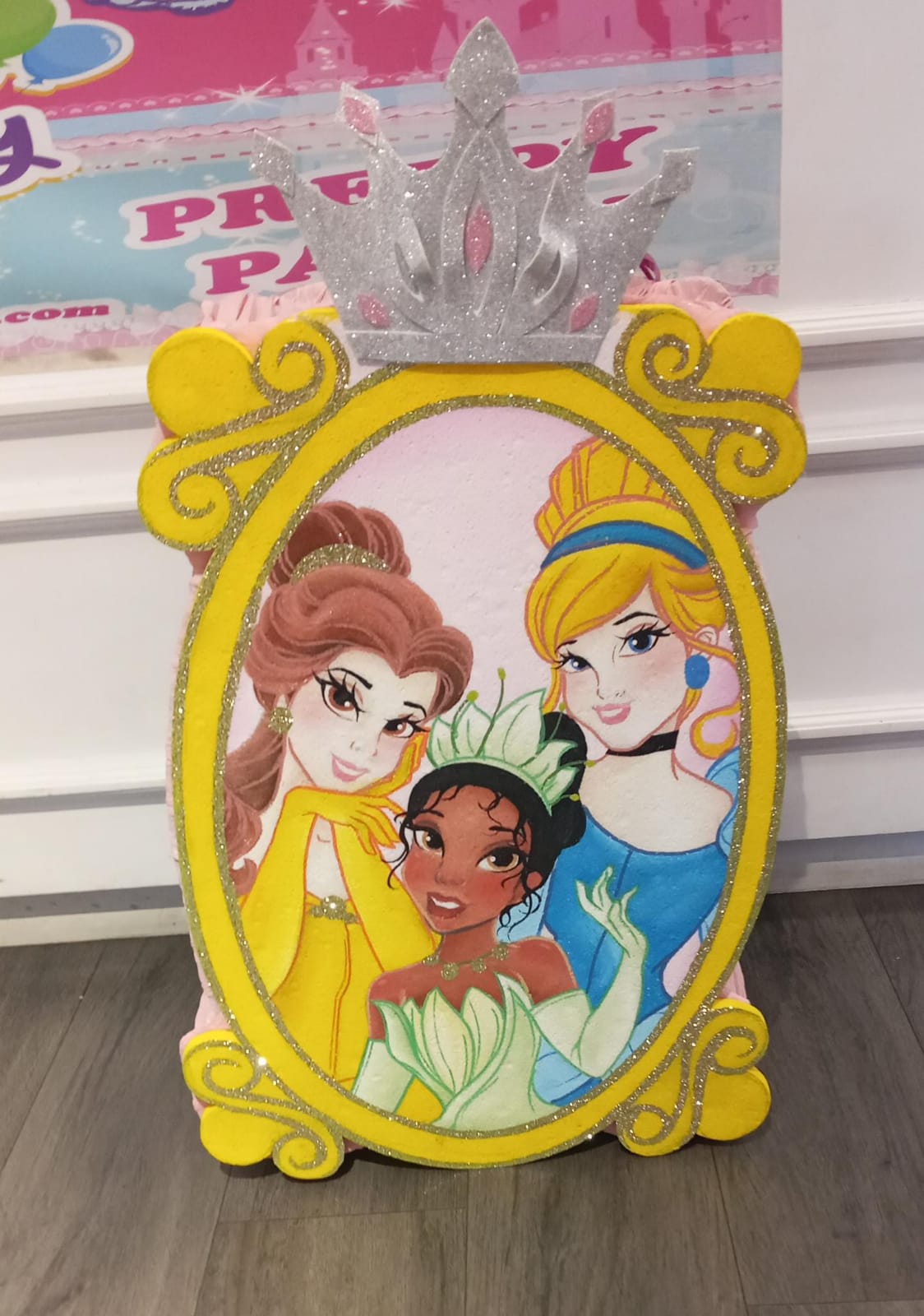 Princess Pinata Belle, Tiana, Cinderella Party 3