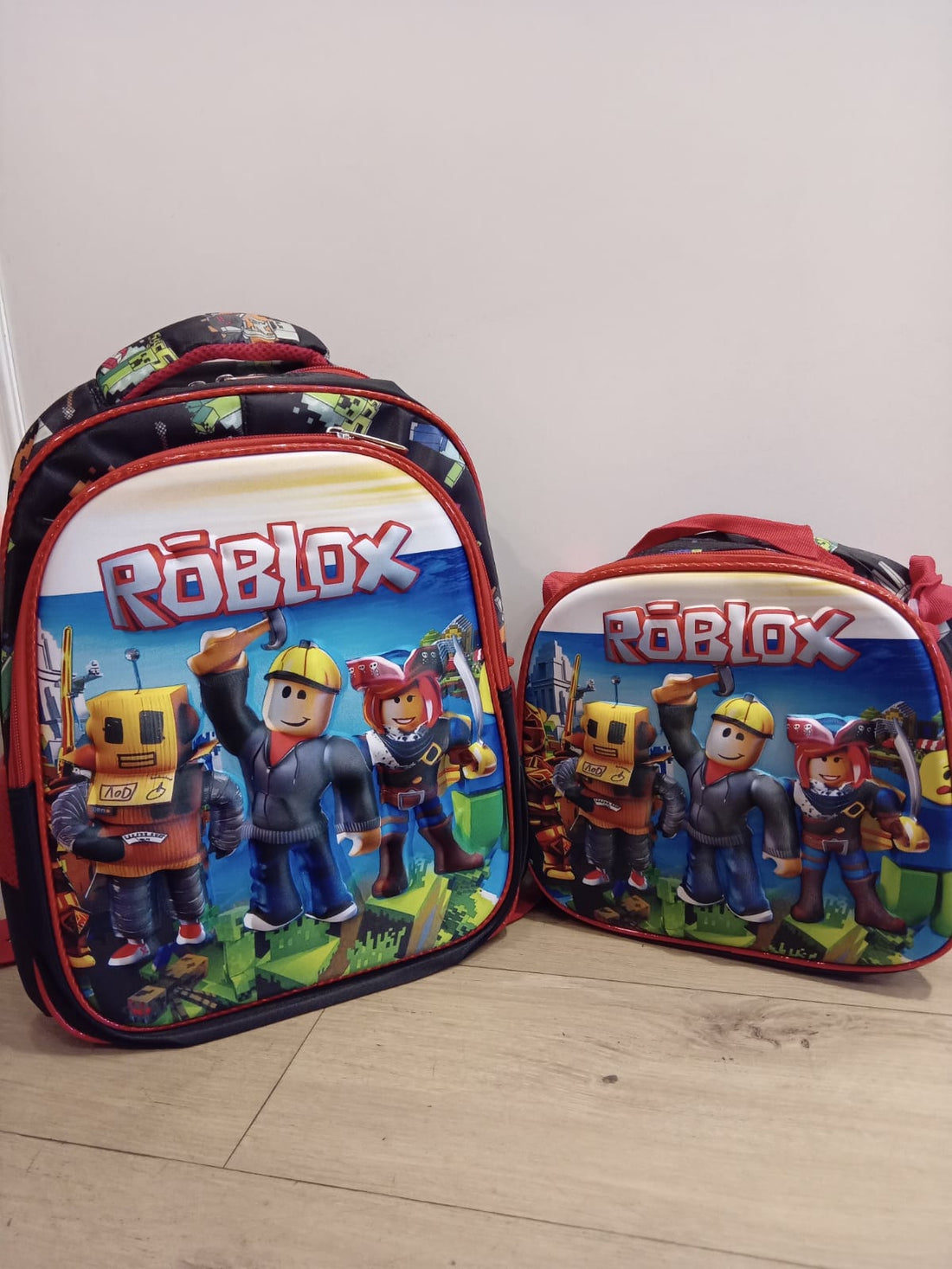 Roblox 3 Character 3D 2pc Backpack set