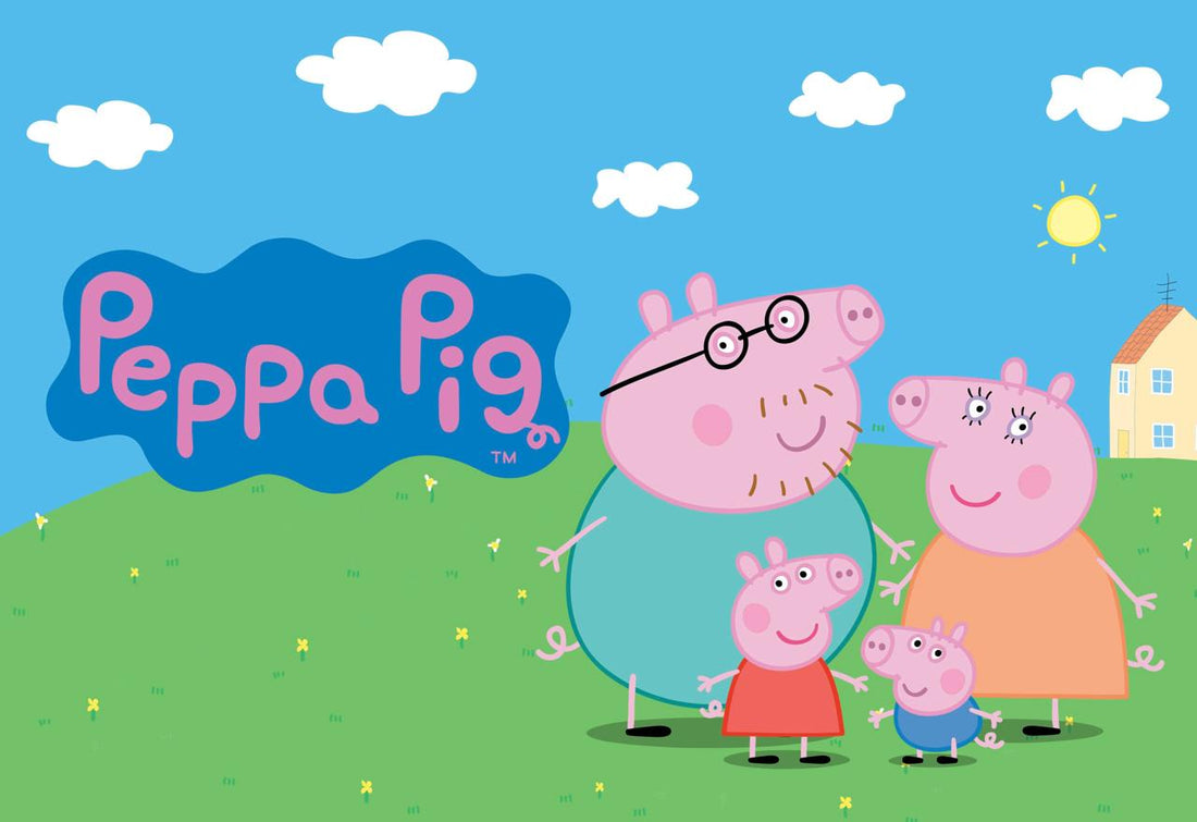 Peppa Pig backdrop banner 5ft by 3ft