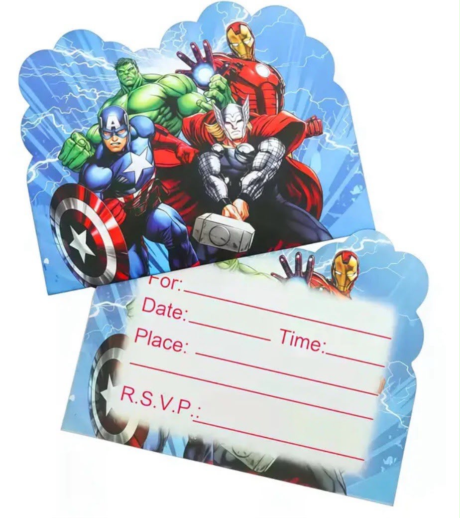 Avengers Invitation