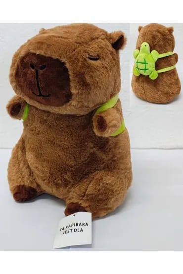 Capybara Turtle With Backpack Plush