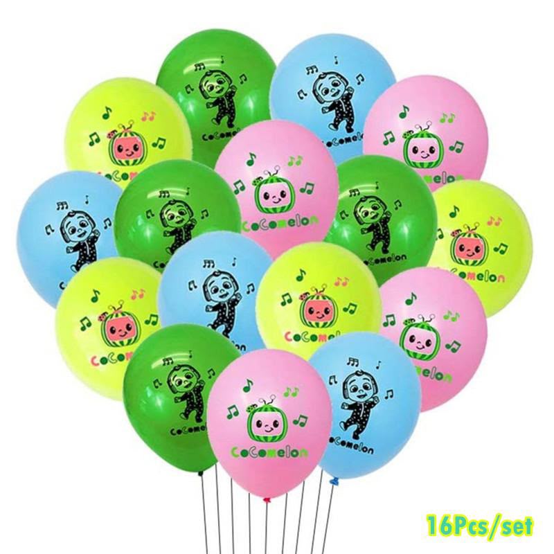 JJ CocoMelon Theme Balloons (16pcs)