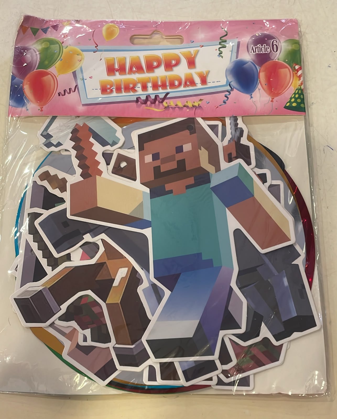 Minecraft Party Swirls