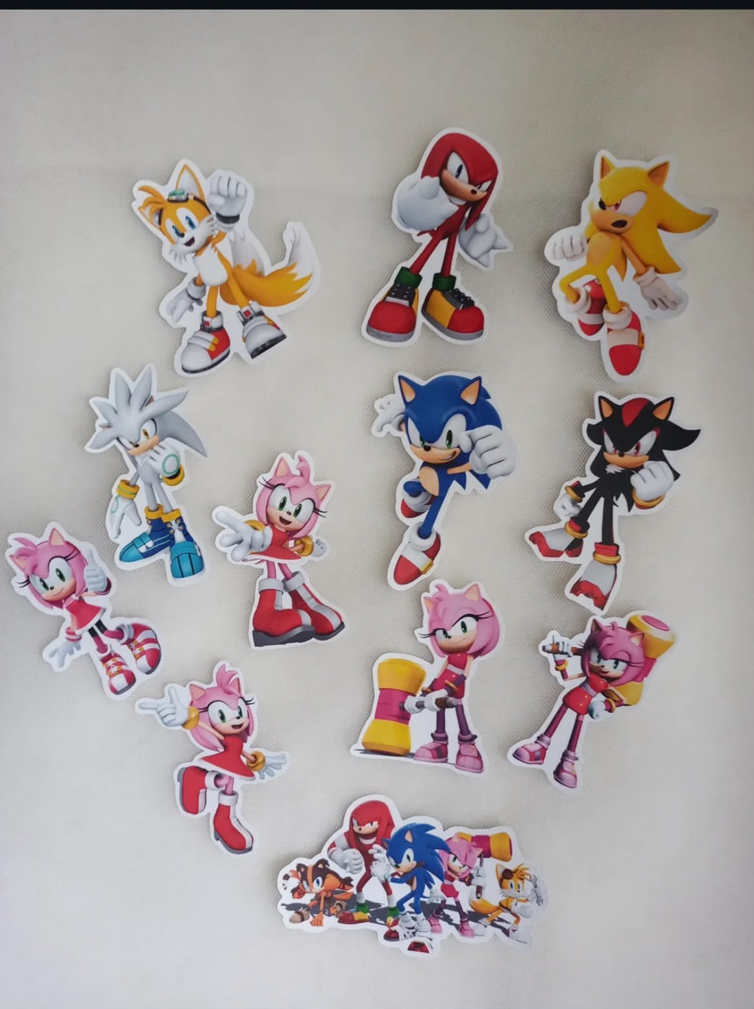 Sonic and Friends Cupcake Toppers (24pcs)