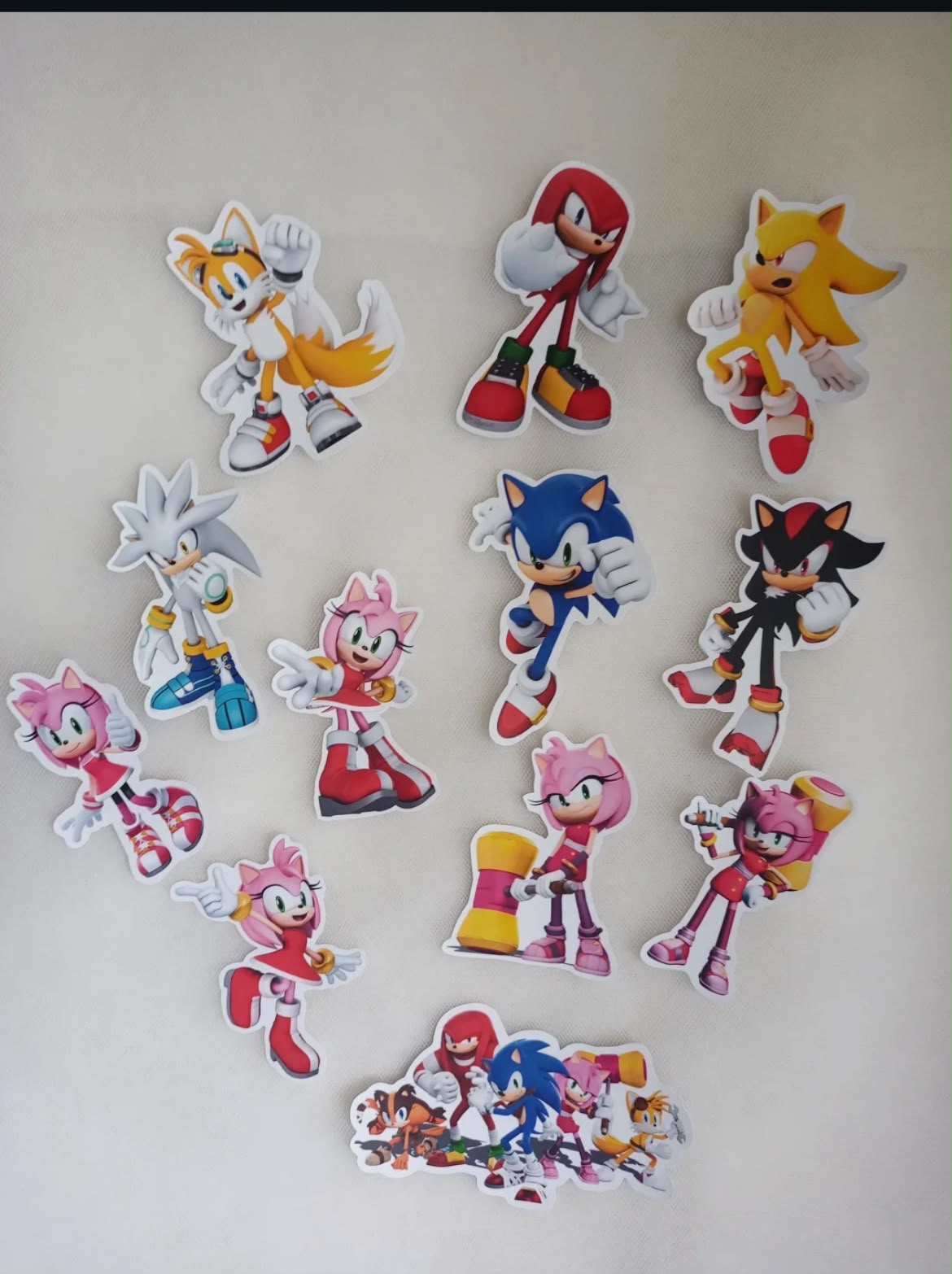 Sonic and Friends Cupcake Toppers (24pcs)