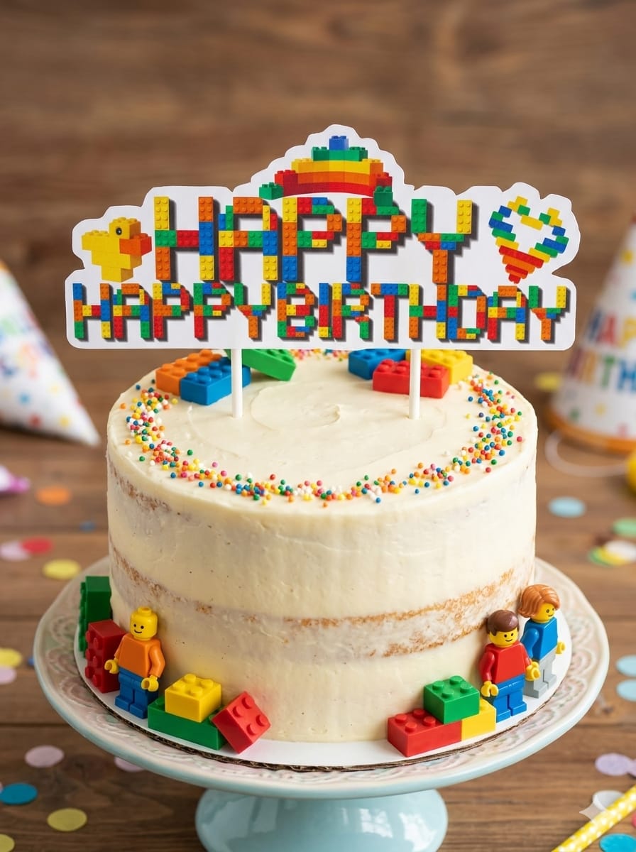 Lego Cake Topper