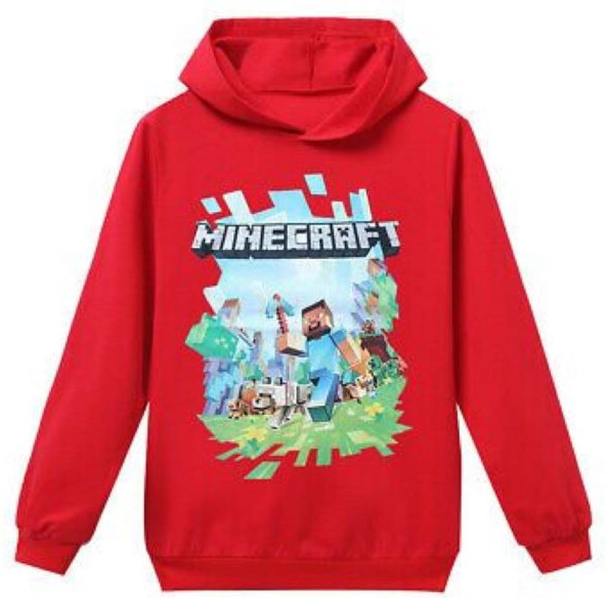 Minecraft Hoodie (track suit top) Red