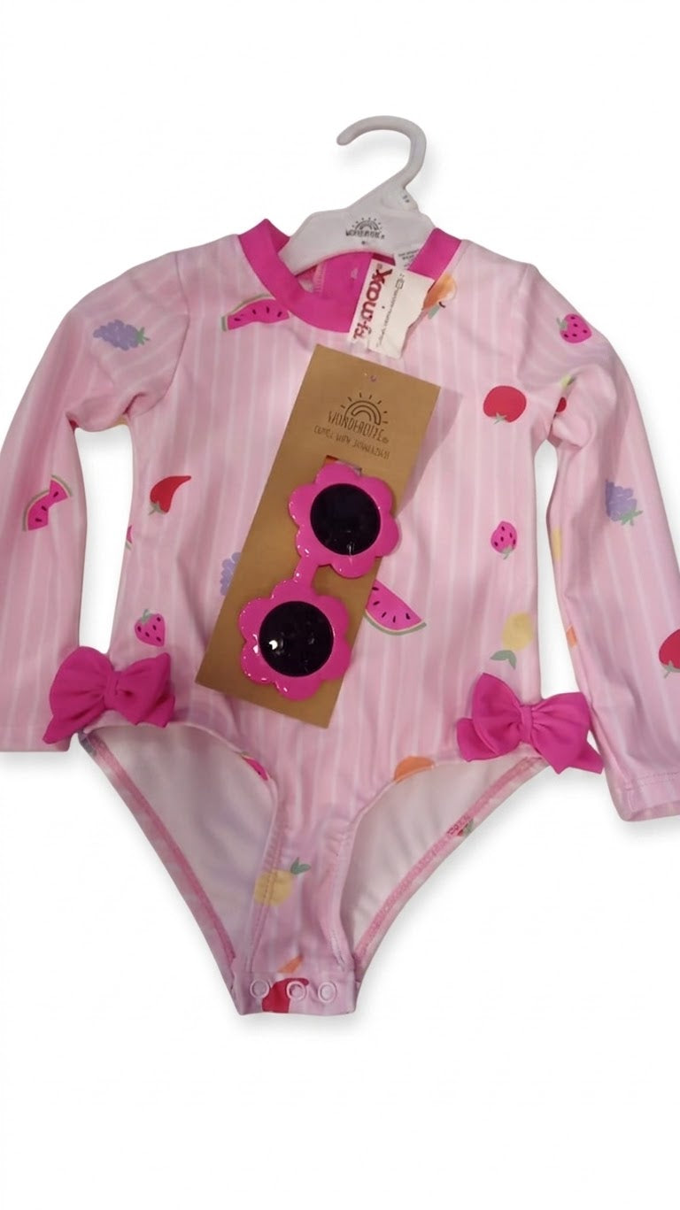 Wonderluxe Infant Girls Rash Guard