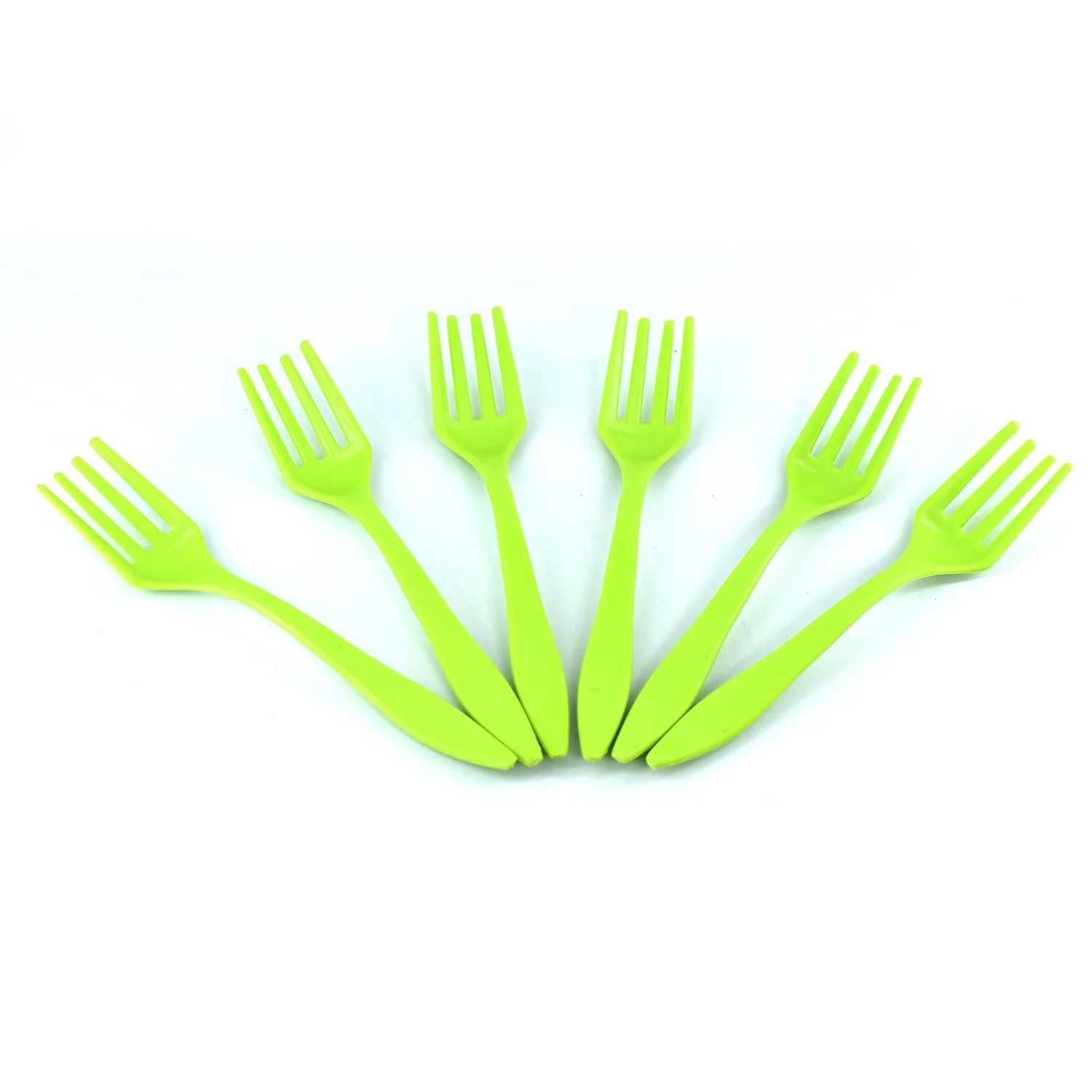 Lime Green Forks (10pcs)