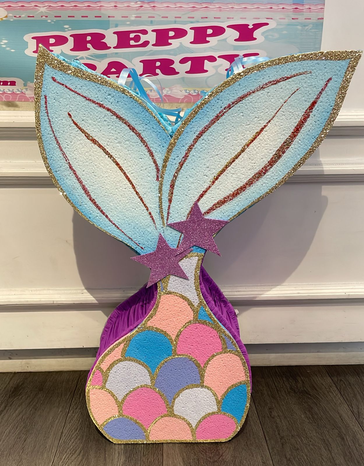 Pastel Mermaid Tail Pinata