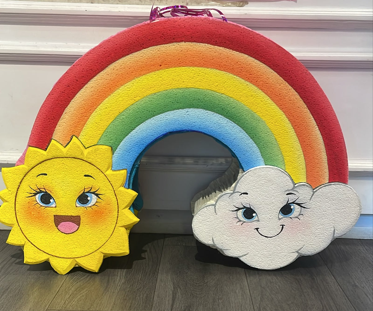 Sunshine and Rainbow Arch Pinata