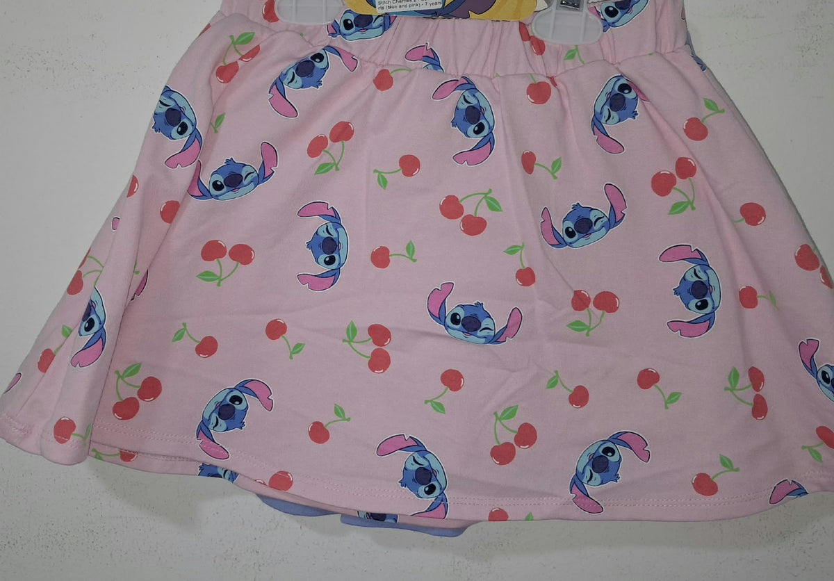 Stitch Cherries 2 Pack Skorts (blue and pink)