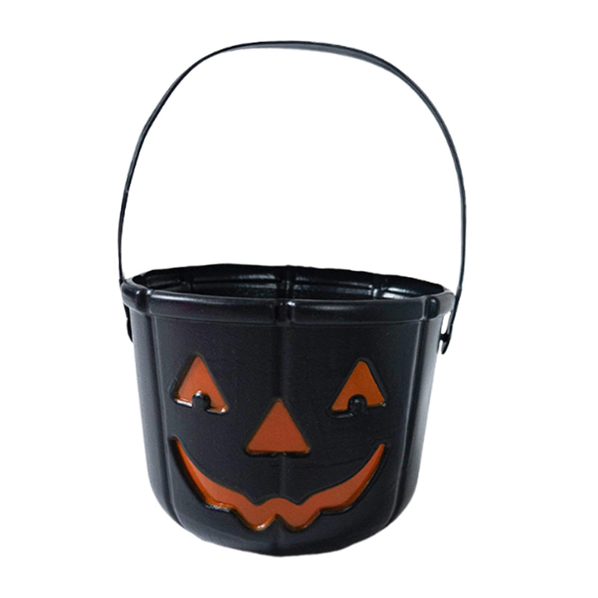 Black Halloween  Pumpkin bucket Trick or Treat