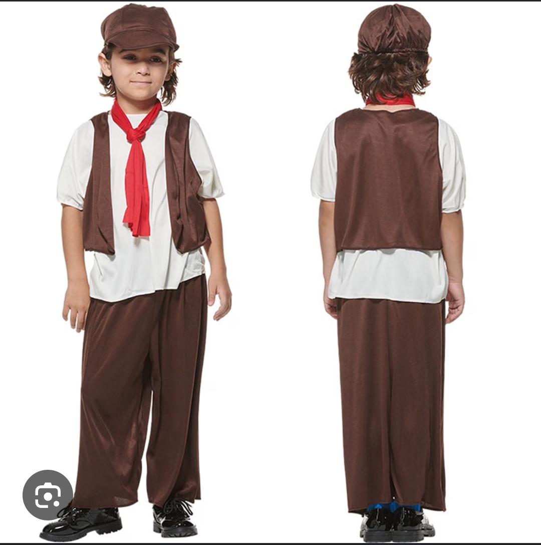 Chimney Sweep Boys/ Oliver Twist Cosplay Costume
