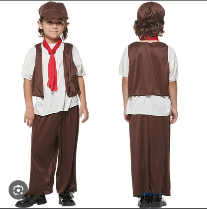 Chimney Sweep Boys/ Oliver Twist Cosplay Costume