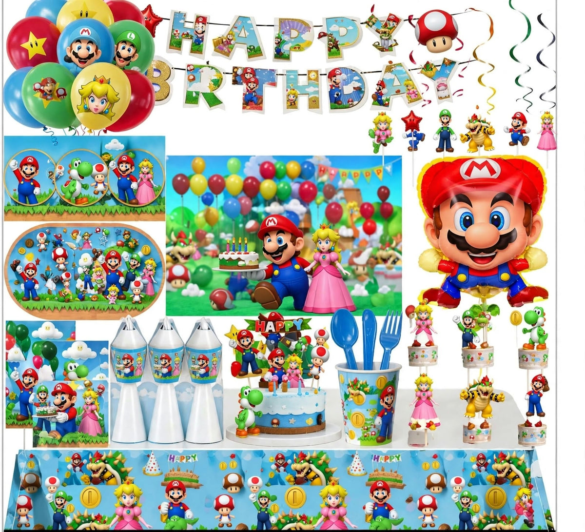 Destination Super Mario Party Package with backdrop