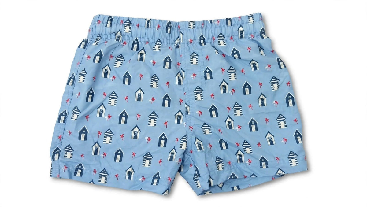 Boys’ Seaside Cabana Print Shorts