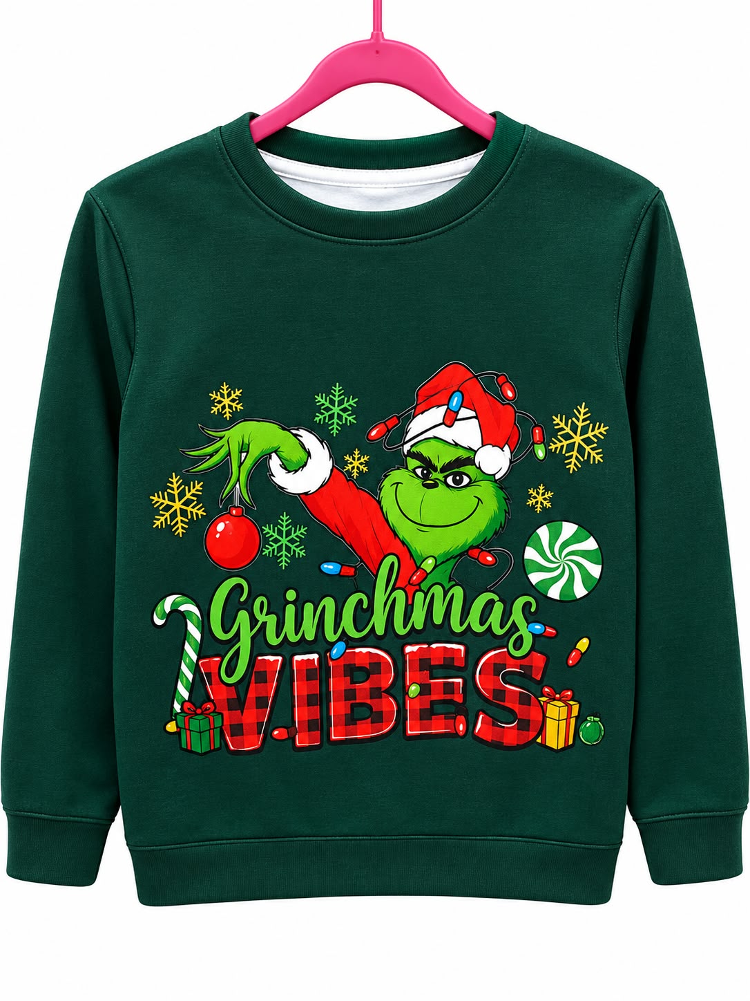 Grinch Sweater "Grinchmas Vibes"