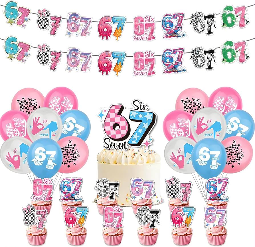 67 Birthday Party Decoration