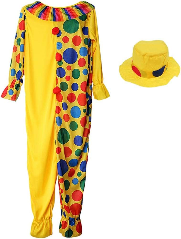 Adult Clown Costume Dots