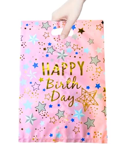 Happy Birthday Star Party Bags (10pc)