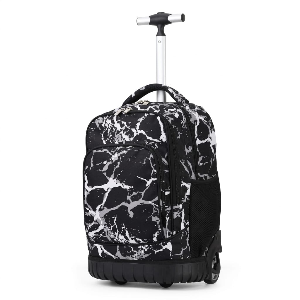 Marble Black &amp; White Trolley