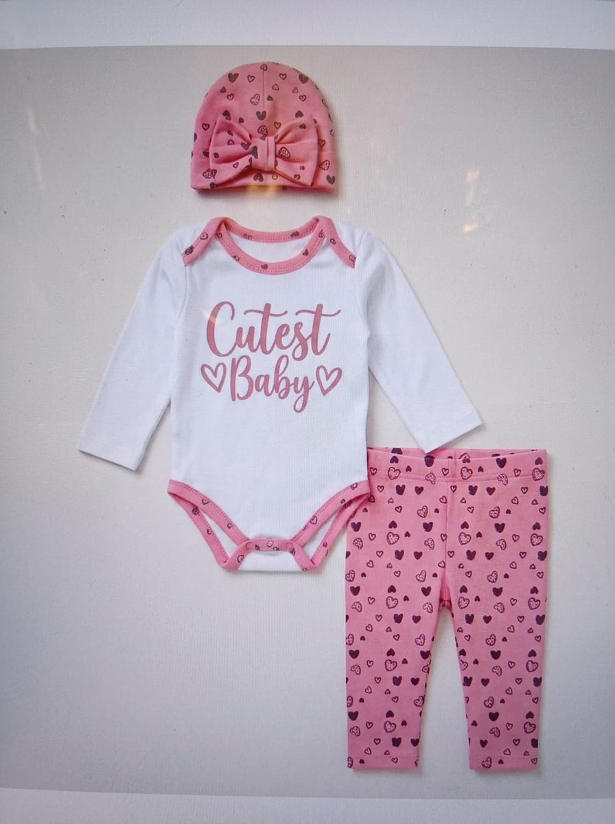 Babu Cutest Baby 3pc set