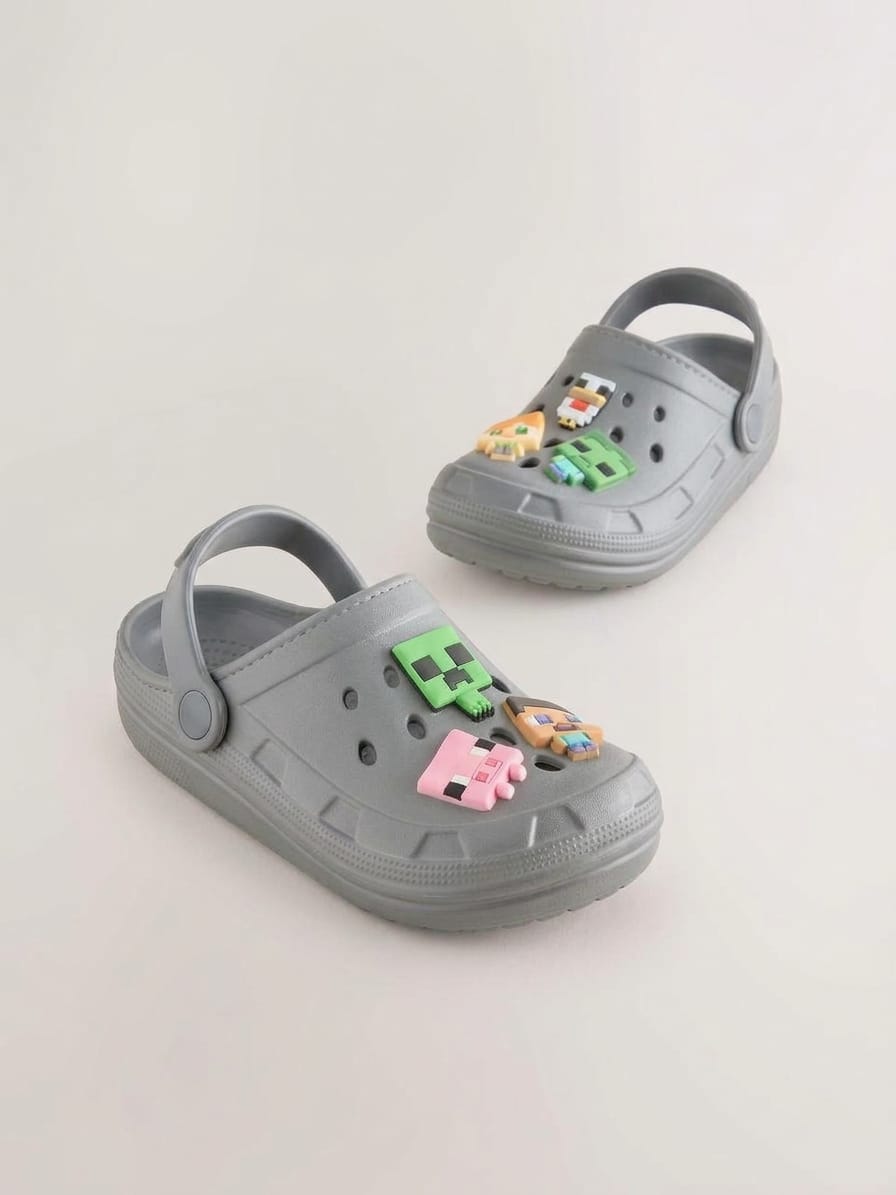 NEXT Minecraft Grey Clogs