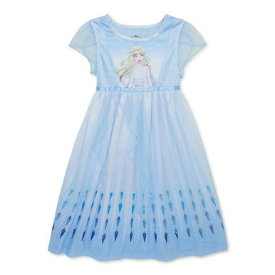 Frozen Elsa Blue Fancy Nightgown