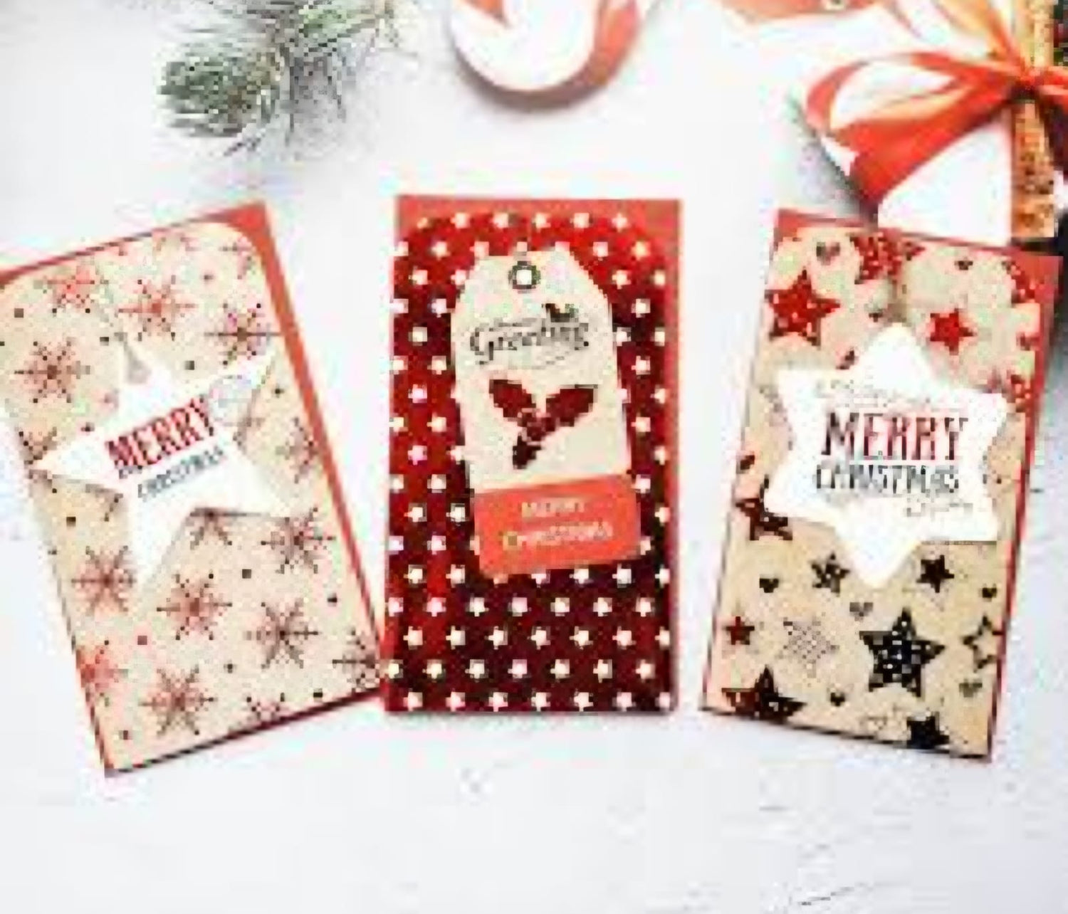 Christmas 3D Money Holder Cards (3PCS)