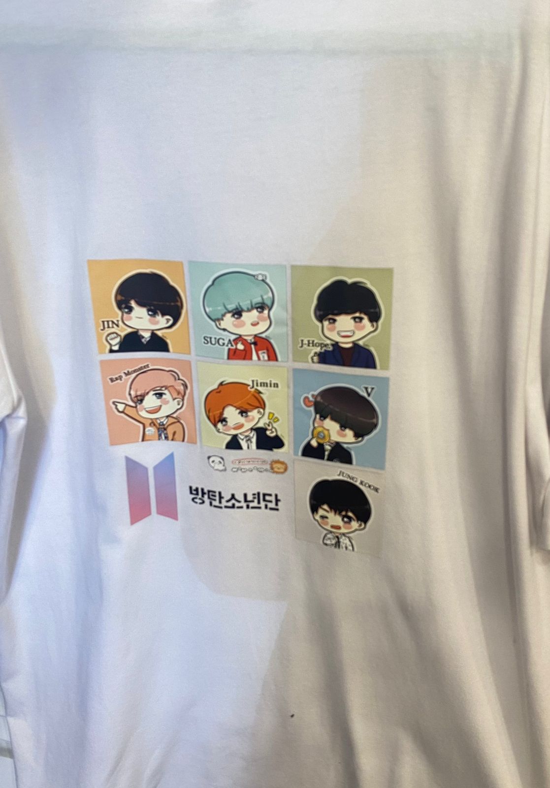 BTS Kpop Chibi Logo Tshirt