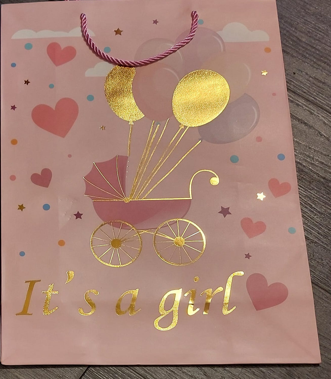 Baby Shower Medium Gift Bags - Preppy Kids (Grand Bazaar)