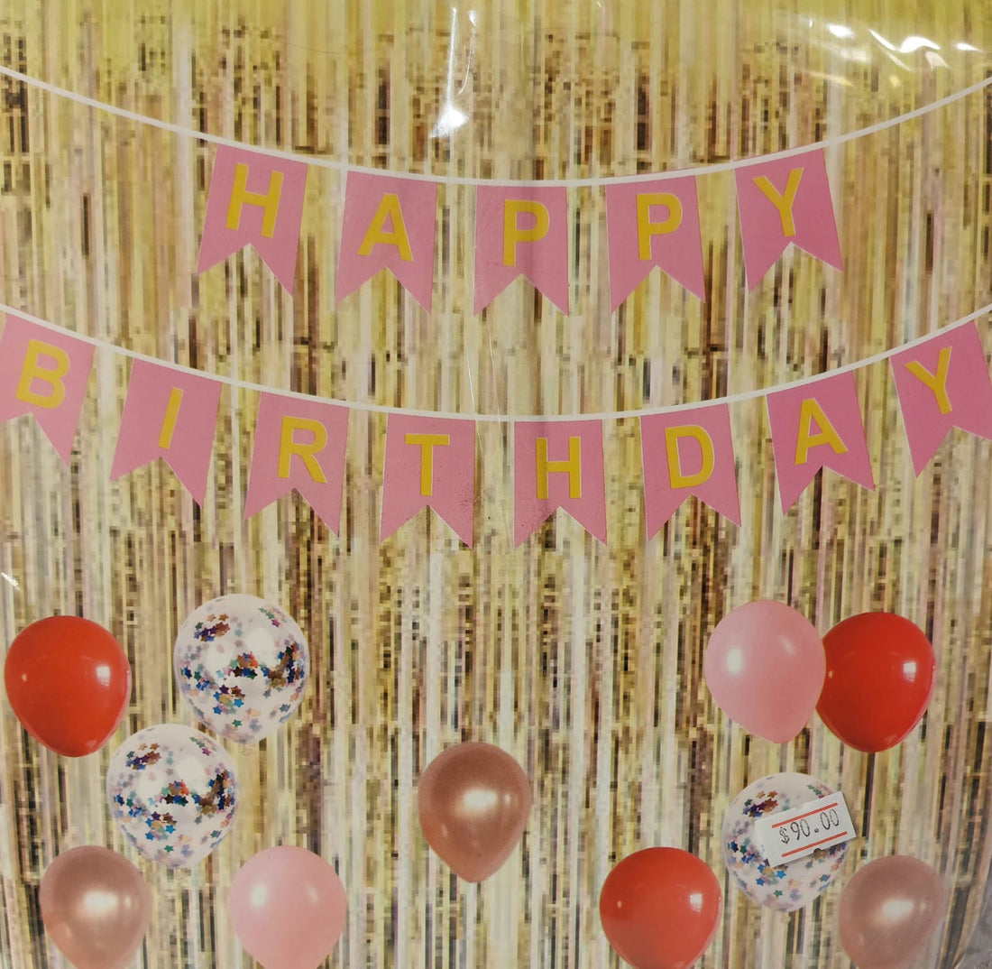 Happy Birthday Complete decor - Preppy Kids (Grand Bazaar)