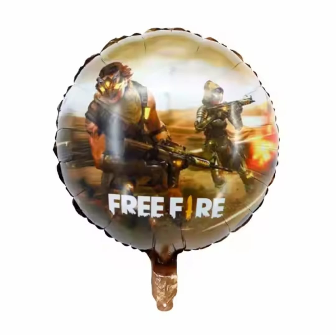 Free Fire Foil Balloon - Preppy Kids (Grand Bazaar)