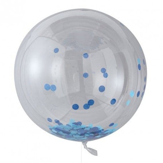 Jumbo Clear Confetti Balloon (1 PC) - Preppy Kids (Grand Bazaar)