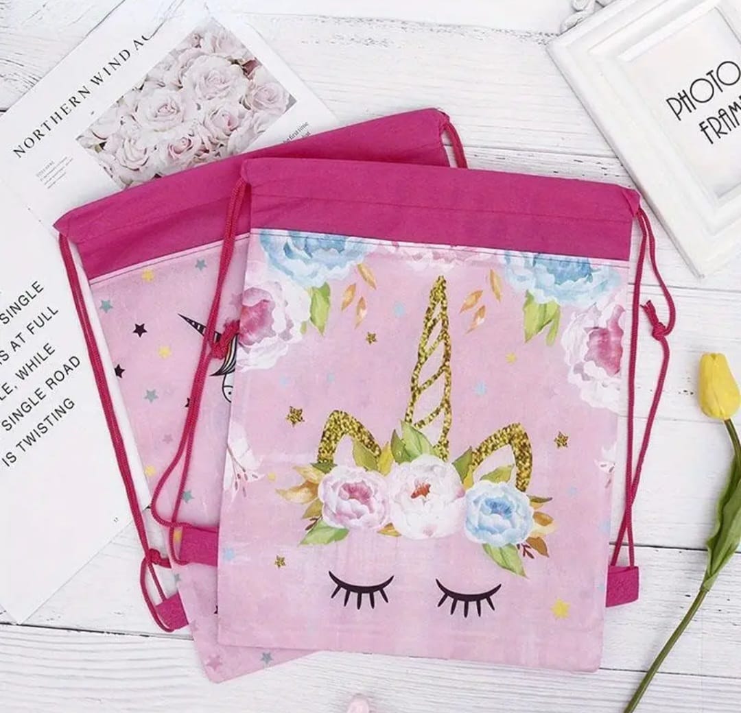 Unicorn  Pull string bag