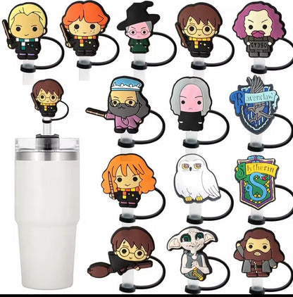 Harry Potter Straw Cover Caps Toppers for Tumbler - Preppy Kids (Grand Bazaar)