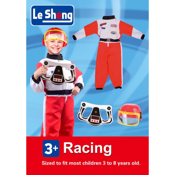 Race Car Driver/Racer Career Day outfit (Ages 3 to 7 years old) costume1 - Preppy Kids (Grand Bazaar)