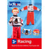 Race Car Driver/Racer Career Day outfit (Ages 3 to 7 years old) costume1 - Preppy Kids (Grand Bazaar)