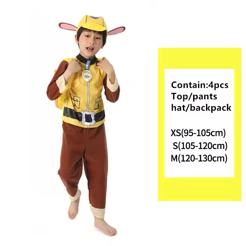 Paw Patrol Rubble Cosplay Costume Outfit